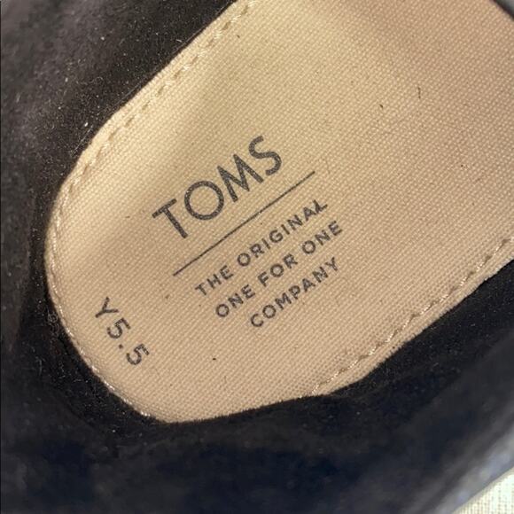 Toms Canvas Paseo High Top Sneakers Youth 5.5 NWT - Picture 3 of 10